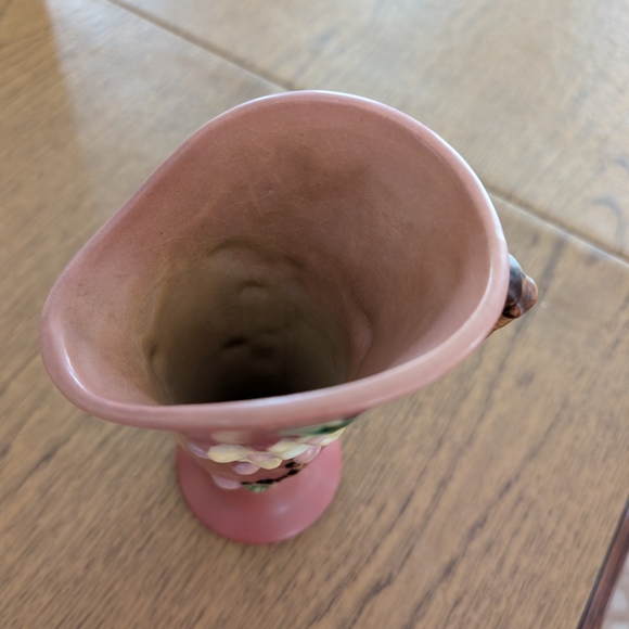 Roseville Pink Apple Blossom Vase - Picture 6 of 7